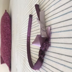 Purple multi bows headband